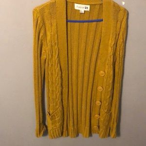 Mustard knit style sweater